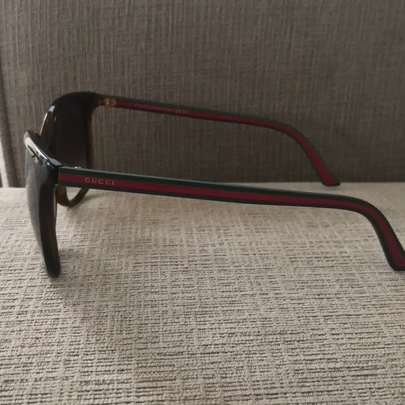 Gucci Brown-Tortious Gradient Polarized Sunglasses